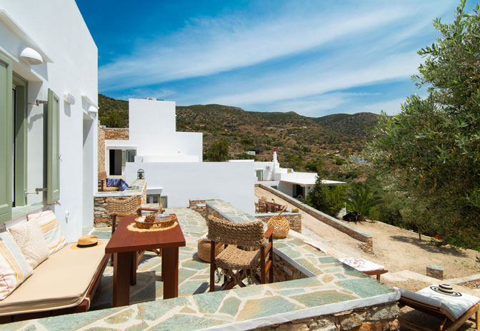 Appartements avec deux chambres à Thymari villas à Sifnos