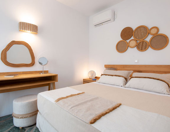 Chambre avec lit double