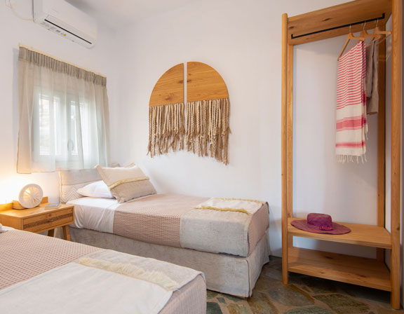 Chambre avec lits simples