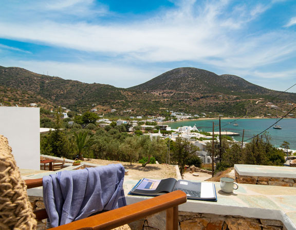 Véranda avec vue sur la mer
