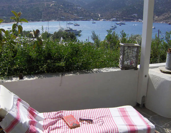 Véranda avec vue sur la mer
