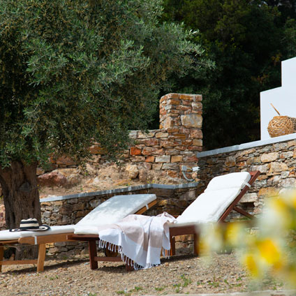 Hébergement moderne villas Thymari à Vathi à Sifnos